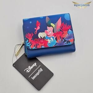 Loungefly Disney Pinocchio Underwater Small Zip Wallet